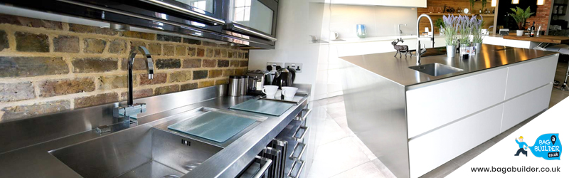 metal kitchen worktops